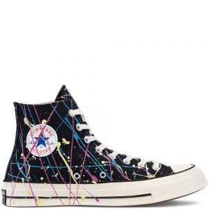 Converse Archive Paint Splatter Chuck 70 High Top Zwart/hyper Magenta/egret (170801C)