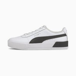 Puma Carina leren Wit/Zwart (370325-21)