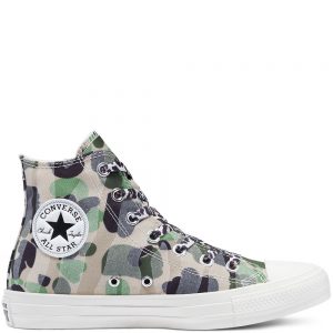 Converse Archive Print Chuck Taylor All Star High Top Egret/piquant Green/driftwood (570779C)