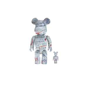 Jean-Michel Basquiat 2 100% & 400% Set White (2018)