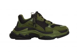 Balenciaga Triple S Dark Green Black (536737W2CA11033)