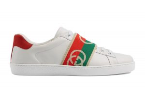 Gucci Ace Elastic Web Interlocking GG White (643488 1XGF0 9066)