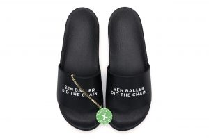 Straye “Ben Baller Did The Chain” Slide Black (SZM-8444)