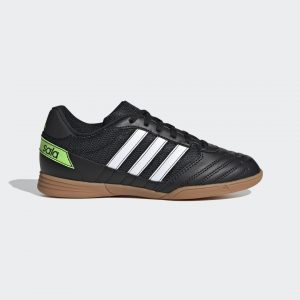 adidas Super Sala Voetbalschoenen Core Black / Cloud White / Solar Green (FV5457)