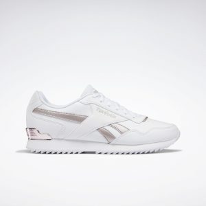 Reebok Royal Glide Ripple Clip Schoenen Cloud White / Quartz Met / Frost Berry