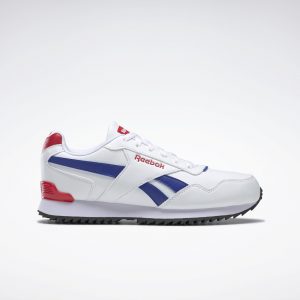 Reebok  Royal Glide Ripple Clip Schoenen Cloud White / Bright Cobalt / Vector Red