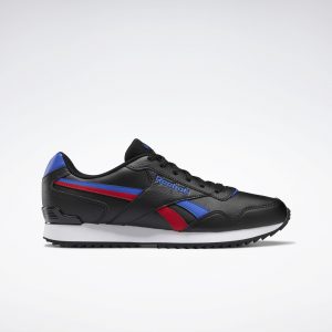 Reebok Royal Glide Ripple Clip Core Black / Bright Cobalt / Vector Red
