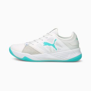 Puma Accelerate Turbo Nitro W+ handbalschoenen vrouwen Paars/Wit (106602-01)