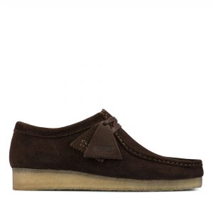 Clarks Originals Wallabee Dark Brown Suede (26156606)