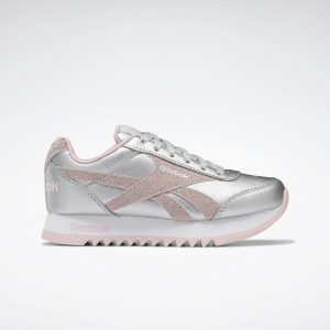 Reebok Royal Classic Jogger 2 Platformschoenen Silver Metallic / Pink Glow / Cloud White