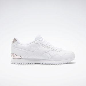 Reebok Royal Glide Ripple Clip Schoenen Cloud White / Frost Berry / Quartz Met