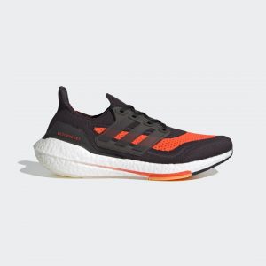 adidas ULTRABOOST 21 Carbon / Core Black / Solar Red (FZ2559)