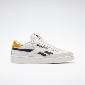 Reebok Club C Revenge Schoenen Chalk / Semi Solar Gold / Vector Navy
