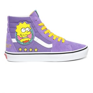 Vans The Simpsons x Sk8-Hi ‘Lisa 4 Prez’ Purple (VN0A4BV617G)