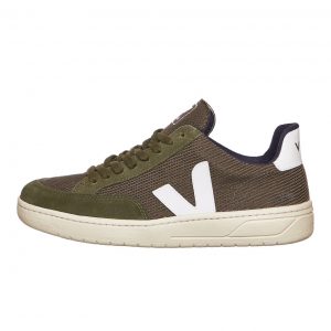Veja V-12 Olive / White (XDM011665)