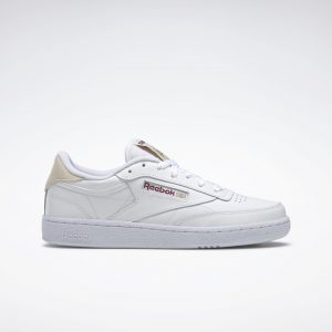 Reebok CLUB C 85 White / Alabaster / Gold Metallic (GZ7671)