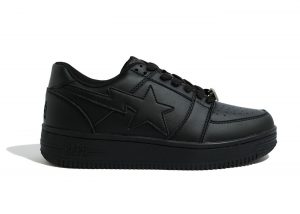 A Bathing Ape Bape Sta Low Triple Black (1H30-191-010_BLK)