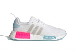adidas NMD R1 White Halo Blue Shock Pink (W) (GZ9282)