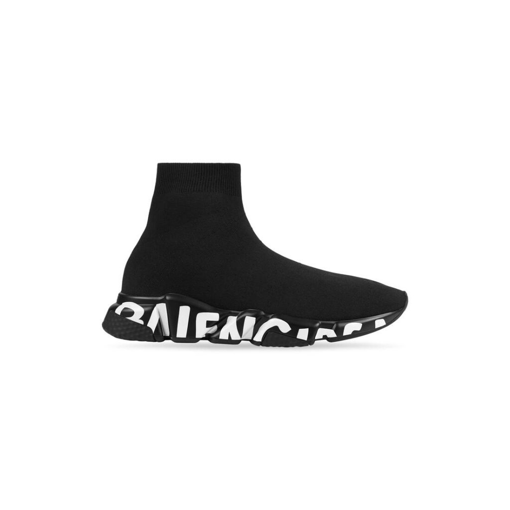 Balenciaga Speed Graffiti Trainers Black (605972W05GE1006/645334W2DB71006) (2)