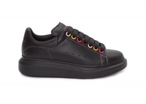 Alexander McQueen Oversized Black Rainbow Eyelets (W) (553770 WHZ4S 1312)