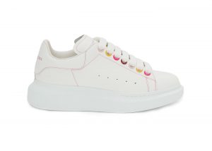Alexander McQueen Oversized White Rainbow Eyelets (W) (553770 WHZ4S 9466)