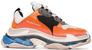 Balenciaga Triple S Orange Grey Black (W) (541640W09OE7581)