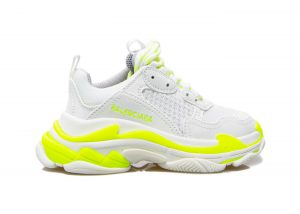 Balenciaga Triple S White Fluo Yellow (W) (524039W2CA37390)