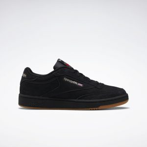 Reebok Club C 85 Schoenen Core Black / Modern Beige / Reebok Rubber Gum-03