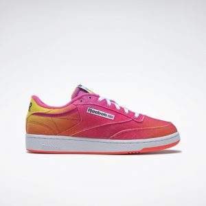 Reebok Daniel Moon Club C 85 Schoenen Atomic Pink / Orange Flare / Alert Yellow