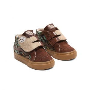 VANS Sloth Sk8-mid Sloth Reissue V Peuterschoenen  Bruin (VN0A54FG3X0)