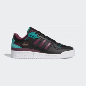 adidas Forum Exhibit Low Core Black / Victory Crimson / Glory Green (H01912)