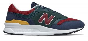 New Balance CM997 HVQ Black Emerald / Burgundy (CM997HVQ)