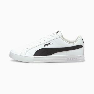 Puma Smash Vulcanised V3 Low Wit/Zwart (380752-02)