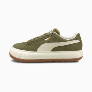 Puma Suede Mayu UP dames Groen/Wit (381650-04)