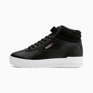 Puma Carina Fur Mid Wit/Roze/Zwart (309683-01)