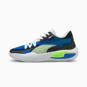 Puma Court Rider I basketbalschoenen Blauw/Groen (195634-01)