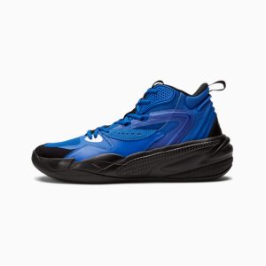 Puma Dreamer 2 Mid basketbalschoenen Zwart/Blauw (194851-05)