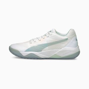 Puma Eliminate Power Nitro handbalschoenen Wit (106460-02)