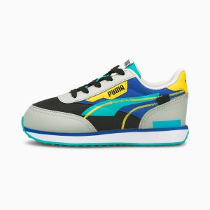 Puma Future Rider Twofold kinderen Blauw/Zwart/Grijs (382032-03)