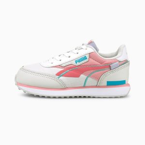 Puma Future Rider Twofold kinderen Wit/Roze (382032-06)