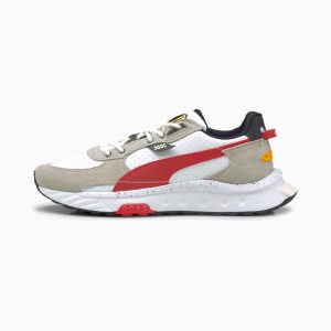 Puma Scuderia Ferrari Wild Rider Wit/Grijs/Rood (306937-02)