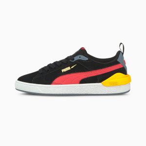 Puma Suede Bloc Youth Zwart/Roze (382004-02)