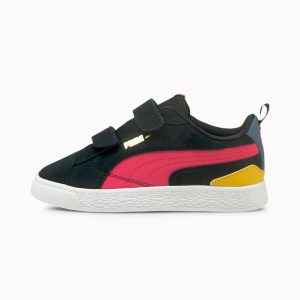 Puma Suede Bloc kinderen Zwart/Roze (382006-02)