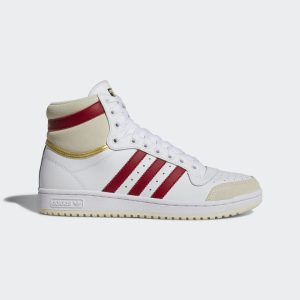 adidas Top Ten Cloud White / Team Victory Red / Cream White (S24133)