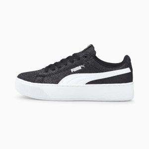 Puma Vikky Platform meisjes Wit/Zwart (366856-13)