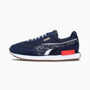 Puma Future Rider Double Paisley Blauw/Rood/Wit (382349-01)