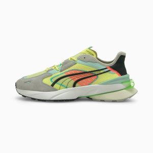 Puma PWRFRAME OP-1 Abstract Grijs/Geel/Wit (382649-01)