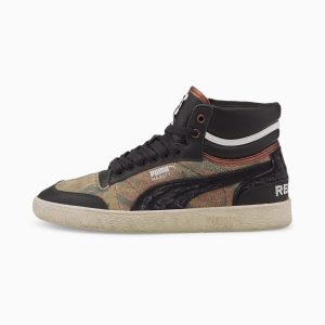 Puma Ralph Sampson Mid Camo xReplay Zwart/Groen (383993-01)