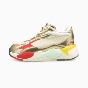 Puma x HARIBO RS-X3 met alternatieve sluiting Wit/Goud (383474-01)