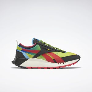 Reebok Jelly Belly Classic Leather Legacy Schoenen Coal / Twisted Pink / Sonic Green